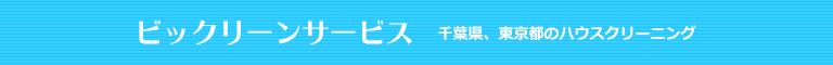 千葉県千葉市・市原市・船橋市・八千代市・四街道市のハウスクリーニング店ビックリーンサービス